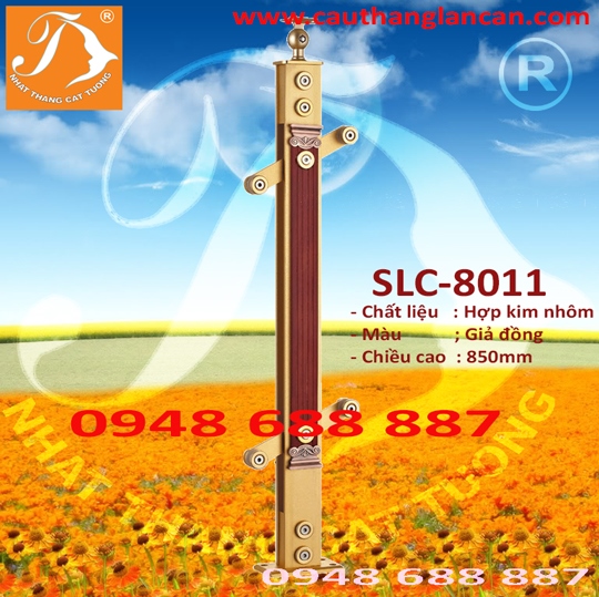 Trụ lan can hơp kim nhôm SLC-8011