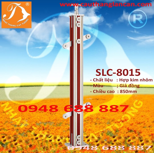 Trụ lan can hơp kim nhôm SLC-8015