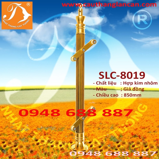 Trụ lan can hơp kim nhôm SLC-8019