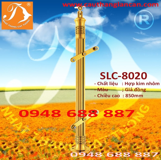 Trụ lan can hơp kim nhôm SLC-8020