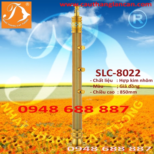 Trụ lan can hơp kim nhôm SLC-8022