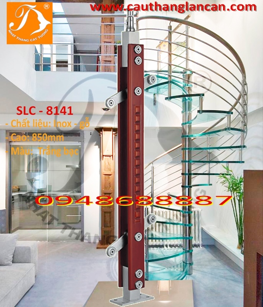 Trụ cầu thang Inox SLC-8141