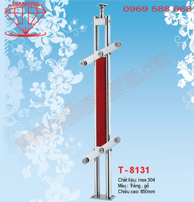 Trụ lan can inox T8131